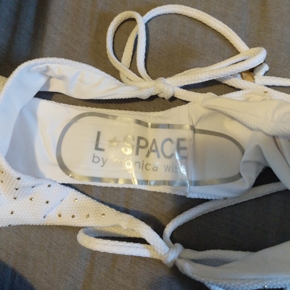 L*Space Kara Wrap Bikini Top String Triangle Lennox Tie Side Bottoms Stu… - Picture 15 of 15